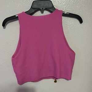 Cute exercise top built in bra